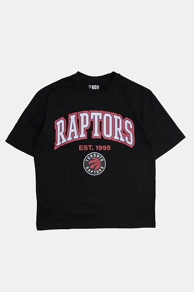Mens Toronto Raptors Oversized T-Shirt - Black /