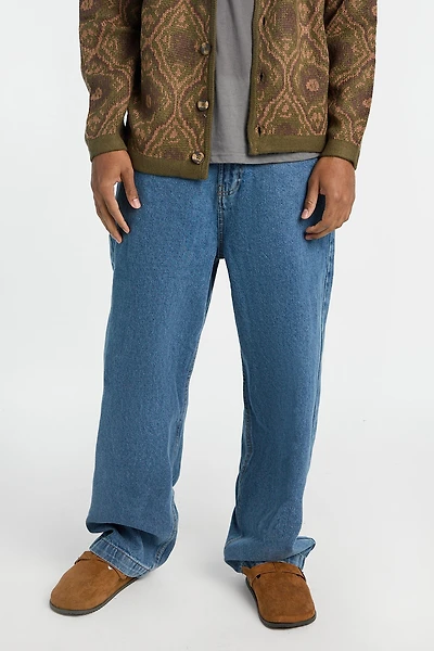 Baggy Skater Jeans - Medium Blue /