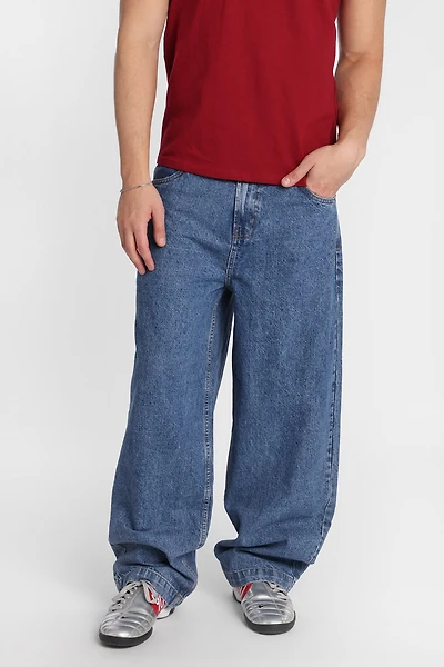 Baggy Skater Jeans - Medium Blue /