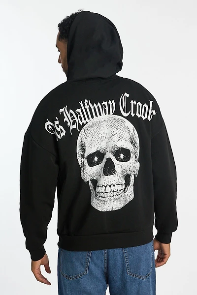 Mens Crooks & Castles Skull Hoodie - Black /