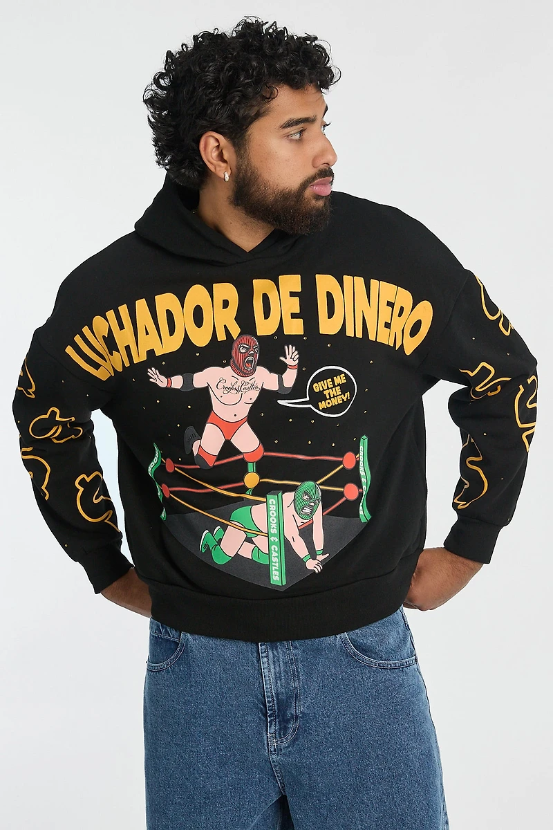 Mens Crooks & Castles Luchador Hoodie - Black /