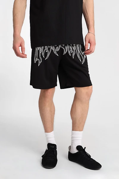 Arsenic Graphic Logo Mesh Shorts - /