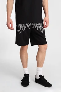 Arsenic Graphic Logo Mesh Shorts - /