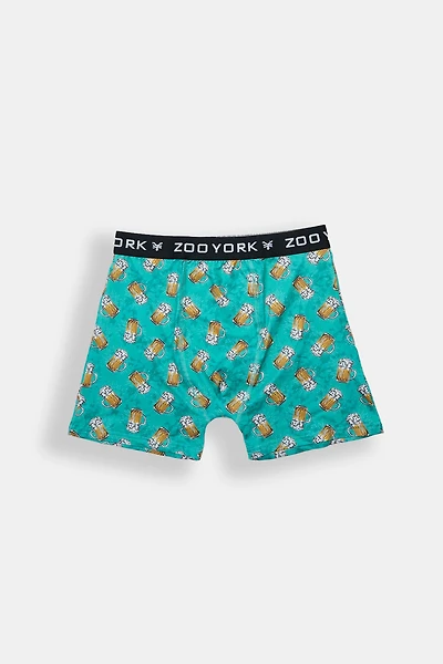 Zoo York Beer Mugs Boxer Brief - Green /