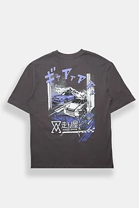 Arsenic Street Racer Graphic Oversized Tee - /