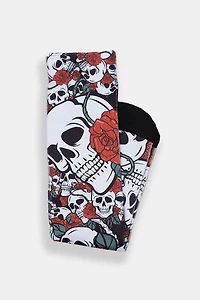 Zoo York Skulls & Roses Printed Crew Sock - Multi / O/S
