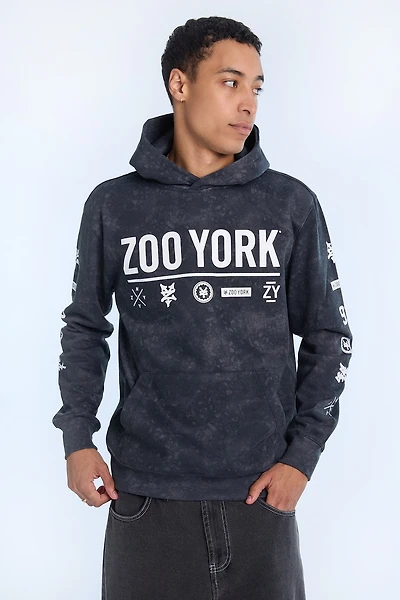 Zoo York Mens Allover Print Hoodie - /