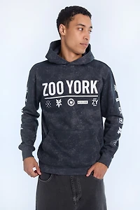 Zoo York Mens Allover Print Hoodie - /