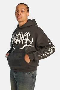 Arsenic Grim Reaper Boxy Hoodie - Black /