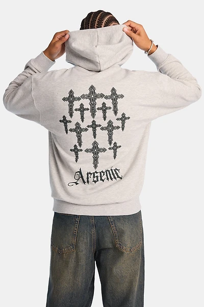 Arsenic Crosses Graphic Hoodie - /
