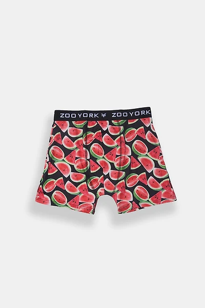 Zoo York Mens Watermelon Print Boxer Brief - Black /