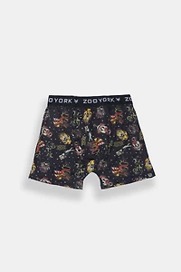 Zoo York Mens Tattoo Print Boxer Brief - Black /