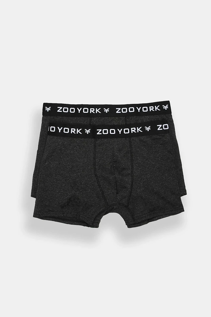 Zoo York Mens Space-Dye 2-Pack Boxer Briefs - /