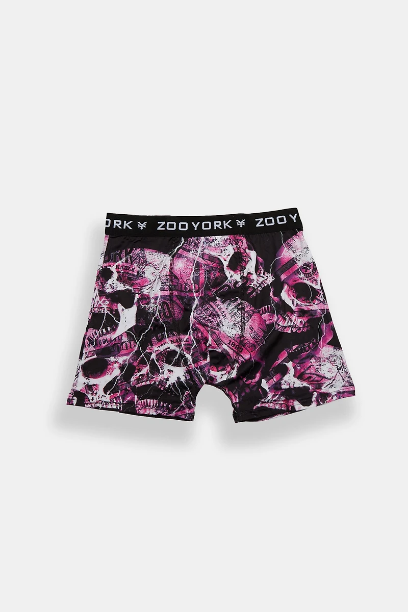 Zoo York Purple Skulls Boxer Brief - /