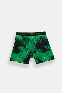 Zoo York Green & Black Tie-Dye Boxer Brief - /