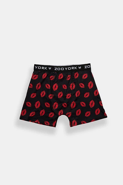 Zoo York Red Lips Boxer Brief - Black /