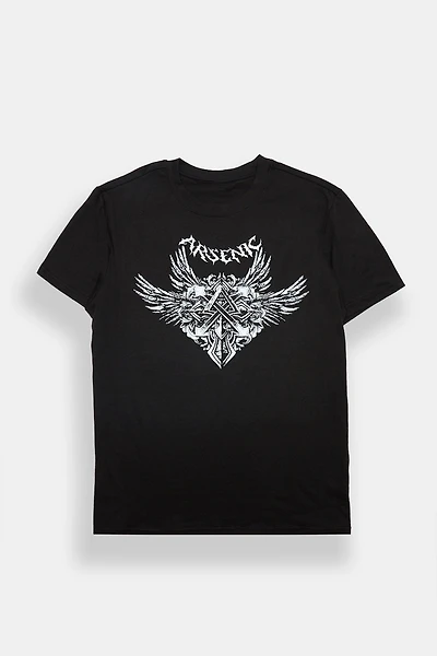 Arsenic Wings Graphic Tee - Black /