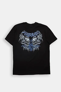 Arsenic Chrome Skulls Graphic Tee - Black /
