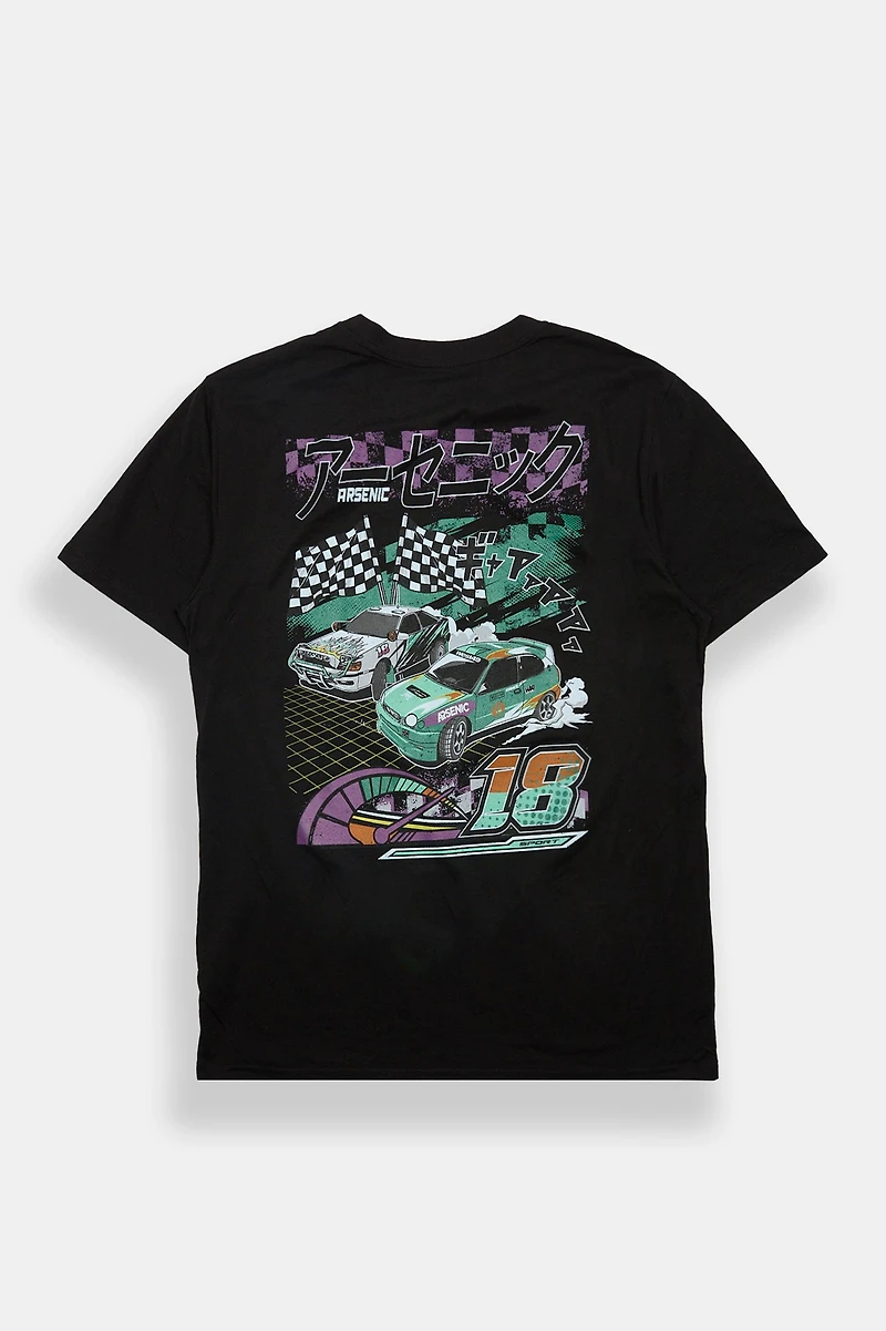 Arsenic Checkered Flag Graphic Tee - /