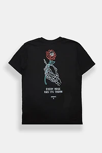 Arsenic Rose Graphic Tee - Black /
