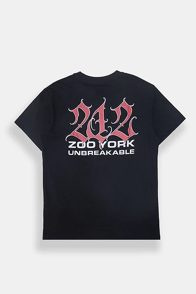 Zoo York Mens 212 Embroidered T-Shirt - /