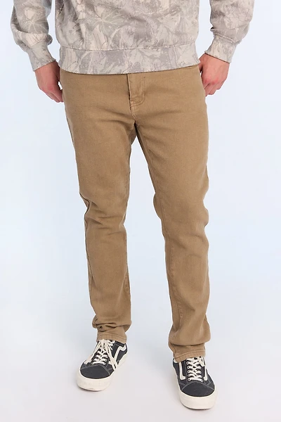 Mens Khaki Slim Jeans - /