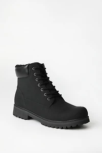 Arsenic Mens Sherpa-Lined Hiker Boots - /