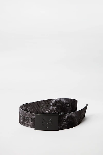 Zoo York Tie-Dye Web Belt - Black /