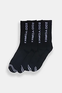 Zoo York Mens 4-Pack Athletic Crew Socks - / O/S