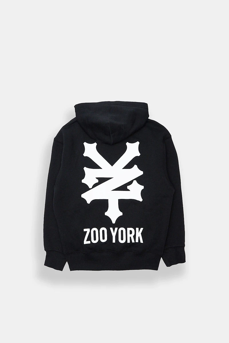 Zoo York Youth Back Print Boxy Hoodie - /