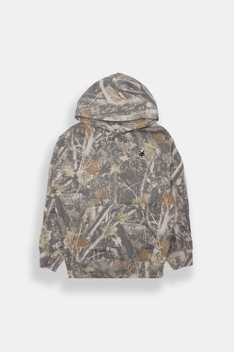 Zoo York Youth Tree Camouflage Hoodie - Brown /
