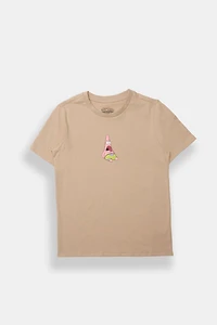 Youth Patrick Surprised Puff Print Graphic Tee - Tan /