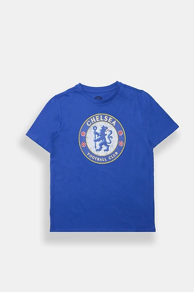 Youth Chelsea Football Club Graphic Tee - Blue /