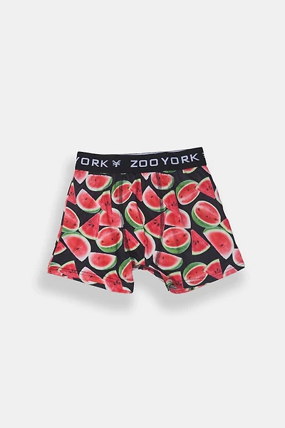 Zoo York Youth Watermelon Printed Boxer Briefs - Black /