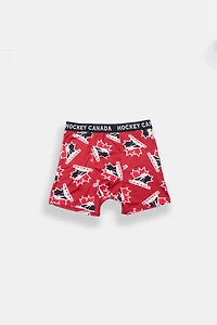 Youth Hockey Canada Printed Boxer Briefs - Red /