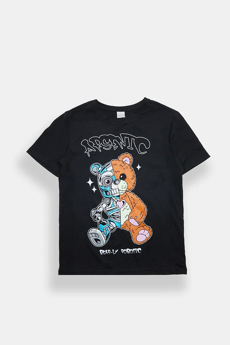 Arsenic Youth Robo Bear Graphic Tee - /