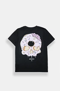Arsenic Youth Donut Skull Graphic Tee - /