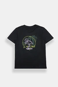 Zoo York Youth Neon Flamingo Graphic Tee - /
