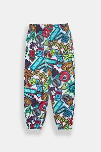 Zoo York Youth Allover Graffiti Print Sweatpant - /