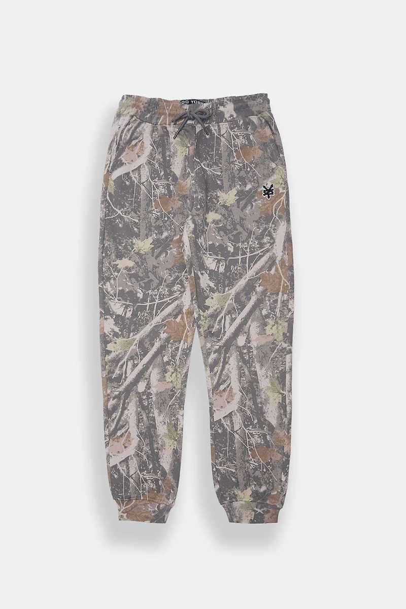 Zoo York Youth Tree Camo Fleece Jogger - Camouflage /