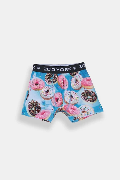Zoo York Youth Donut Print Boxer Brief - Blue /