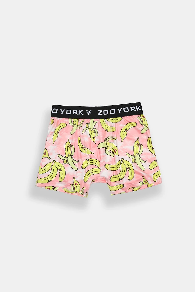 Zoo York Youth Banana Tie-Dye Boxer Brief - Pink /