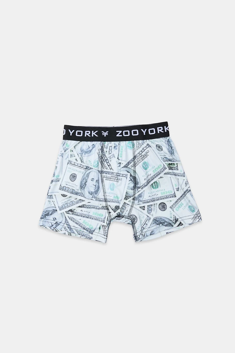 Zoo York Youth Money Boxer Brief - White /