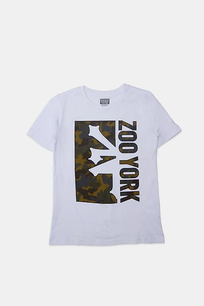 Zoo York Youth Camo Logo T-Shirt - /