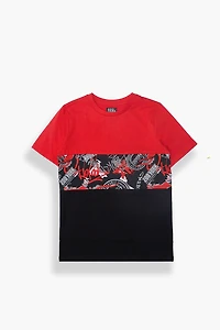 Zoo York Youth Colour Block Printed T-Shirt - /