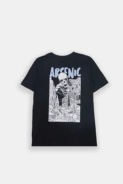 Arsenic Youth Apocalyptic Skeleton Graphic T-Shirt - /