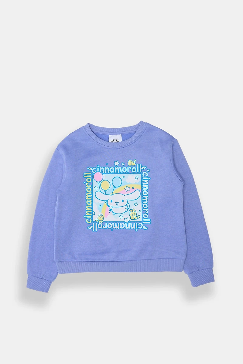 Girls Cinnamoroll Graphic Sweatshirt - Magenta /