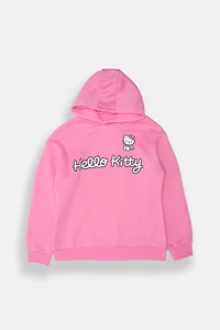 Girls Hello Kitty Graphic Hoodie - Pink /