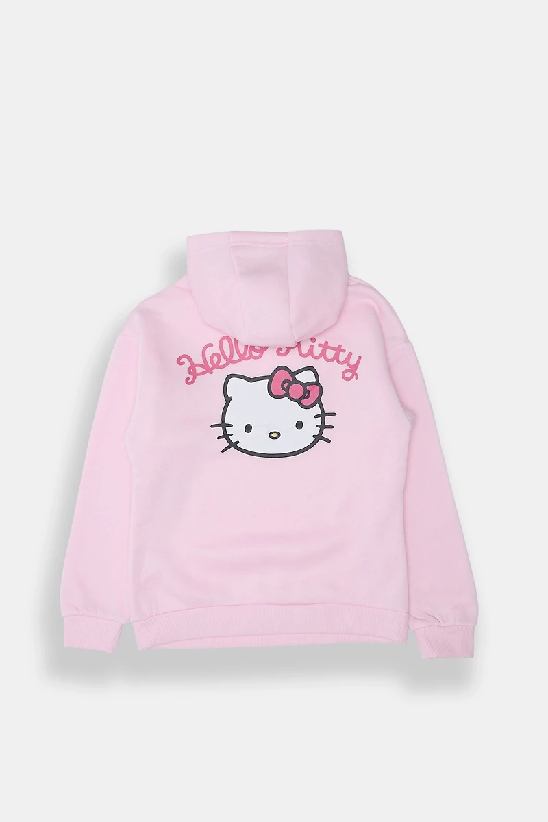 Girls Hello Kitty Graphic Hoodie