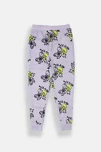 Girls Shrek Plush Pajama Pant - Lilac /
